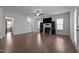 Bright living room is steps away from the staircase and other parts of the house at 137 Campaign Dr, Mebane, NC 27302