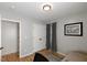 This bedroom offers light gray walls and carpet flooring at 154 Jared Dr, Fuquay Varina, NC 27526