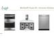 Stainless steel gourmet appliances include a double oven, cooktop, and dishwasher at 1613 Malcus Ct # 68, Fuquay Varina, NC 27526