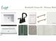 Selections include quartz countertop, dark faucet, white cabinetry, carpet, and walk in shower at 1613 Malcus Ct # 68, Fuquay Varina, NC 27526