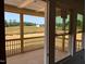 View of the outdoor space on the screened-in porch at 1613 Malcus Ct # 68, Fuquay Varina, NC 27526