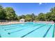 Well-maintained community pool, with lounge chairs and umbrellas, perfect for summer relaxation at 203 Halls Mill Dr, Cary, NC 27519