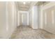 Unfinished basement features concrete floors and light gray walls at 25 Long Needle Ct # 37, Youngsville, NC 27596