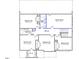 Second floor plan featuring four bedrooms, two bathrooms, and a bonus room at 33 Black Walnut Dr # 185, Garner, NC 27529