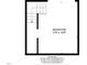 Upstairs floor plan displays the layout of a bedroom, including dimension details at 343 Lakewood Pointe Dr, Roxboro, NC 27574