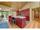 Spacious kitchen with custom cabinets, countertops, and modern appliances, providing ample workspace and storage at 343 Lakewood Pointe Dr, Roxboro, NC 27574