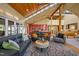 Comfortable living room featuring vaulted ceilings, lots of natural light, modern decor and an open floorplan at 343 Lakewood Pointe Dr, Roxboro, NC 27574