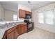 Kitchen with dark appliances at 4009 Patriot Ridge Ct, Raleigh, NC 27610
