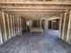 Unfinished spacious area displaying exposed framework, providing a clear view of the home's structure at 433 Old Fashioned Way, Lillington, NC 27546