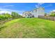 Spacious green backyard with wooden fence, perfect for outdoor activities at 4502 Joe Cotton Dr, Knightdale, NC 27545