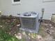 View of new Carrier AC unit outside of house at 605 E Montgomery St, Henderson, NC 27536