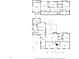 Detailed floor plan illustrating the layout and dimensions of the home's rooms at 924 Pebblebrook Dr, Raleigh, NC 27609