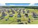 Expansive aerial view of a neighborhood with well-maintained homes and green spaces at 104 Bollienger Dr, Princeton, NC 27569