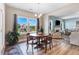 Cozy dining area with great natural light and direct access to a covered outdoor living space at 104 Bollienger Dr, Princeton, NC 27569