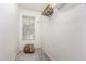 Spacious closet provides storage options with shelving and a basket for organized functionality at 109 Troyer Pl, Apex, NC 27502