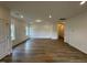 Spacious open-concept living room with recessed lighting and wood-look flooring at 136 Bruce Dr Dr, Dunn, NC 28334
