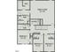 Second floor plan, includes an owner's suite, laundry room, bedrooms, and bathrooms at 16 Freedom Heights Ln, Smithfield, NC 27577