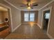 Dining room with tile floors, a ceiling fan, and natural light at 1704 Southgate St, Durham, NC 27703