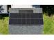 Aerial view of a roof with recently installed solar panels at 194 Catskill Ct, Burlington, NC 27217