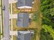 Aerial view of a well-maintained backyard with a playground, showcasing a Gathering-friendly layout at 2009 Latham Oaks Ave, Wake Forest, NC 27587