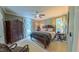 Cozy bedroom featuring a dark wood furniture, soft lighting, and a relaxing atmosphere at 3197 Carriage Creek Ct, Haw River, NC 27258