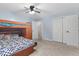 Bedroom featuring a bunkbed, and carpeted floors at 3841 Rawls Church Rd, Fuquay Varina, NC 27526