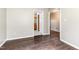 Hallway features neutral paint, stylish flooring, and convenient access to other rooms at 5008 Dantonville Ct, Knightdale, NC 27545