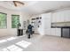 Bright office with a built-in desk, plenty of storage and natural light at 540 Vista Del Lago Ln, Wake Forest, NC 27587