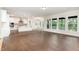 Bright, open living space that connects seamlessly to the kitchen and outdoor deck at 66 Sweet Meadow Ln, Pittsboro, NC 27312