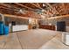 Finished basement with carpet, cabinets, and wood-paneled walls, offering a versatile space for entertainment or hobbies at 6971 Shady Creek Trl, Rougemont, NC 27572