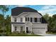 Charming two-story home with a well-manicured lawn and traditional architectural details at 1021 Dillon Lake Dr, Knightdale, NC 27545