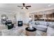 Spacious living area seamlessly connected to the kitchen and dining room at 1021 Dillon Lake Dr, Knightdale, NC 27545