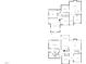 Floor plan layout illustrating first and second floor at 105 Crosswaite Way, Cary, NC 27518