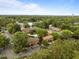 A bird's eye view showcases the townhouses nestled in a vibrant, tree-filled landscape at 105 Fidelity St # B19, Carrboro, NC 27510