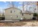 The backyard features a deck and plenty of room for outdoor living at 1195 Champion Dr, Cary, NC 27511