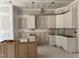 A kitchen with drywall and cabinets being installed for a modern aesthetic at 163 Batten Hill Ln, Selma, NC 27576