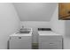 Functional laundry room featuring a washer and dryer at 2840 Mattlyn Ct, Raleigh, NC 27613
