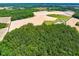 Aerial view showcasing the extensive forest and farmlands at 3187 Wilsons Mills Rd, Smithfield, NC 27577