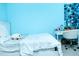 Bedroom featuring a bed, white walls and a desk at 4355 Pond Pine Trl, Morrisville, NC 27560