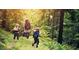 hiking a tree lined trail in a wooded area at 4450 Poppy Mallow Ln, Oxford, NC 27565