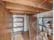 Unfinished storage room with wood framing and open shelving at 4508 Old Us 421 N N, Siler City, NC 27344