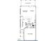 First floor plan featuring 2 bay garage, mud room, kitchen, breakfast area and Gathering room at 5208 Ranger Grove Way, Raleigh, NC 27604