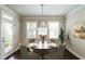 Cozy dining room features hardwood floors, neutral colors, and natural light at 5638 Wade Park Blvd, Raleigh, NC 27607