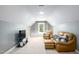 Spacious bonus room featuring a window and built in shelving at 80 Shambley Meadows Dr, Pittsboro, NC 27312