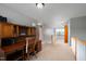 Spacious loft with natural light, built-in desk, and access to upstairs bedrooms at 80 Shambley Meadows Dr, Pittsboro, NC 27312