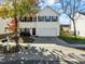 Charming two-story home featuring a two-car garage and a well-maintained lawn in a friendly neighborhood at 821 Stackhurst Way, Wake Forest, NC 27587