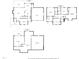 Detailed floor plan showcasing the layout of the home, including room dimensions and connections at 104 Edgewater Cir, Chapel Hill, NC 27516