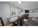 Cozy dining area with hardwood floors, and abundant natural light at 109 Gladstone Dr, Durham, NC 27703