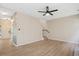 Open living room showcasing the stairway and front entry at 121 River Hills Dr, Clayton, NC 27527