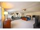 Large bedroom provides versatility with space for both sleeping and entertainment at 121 Walter Hagen Dr, Mebane, NC 27302